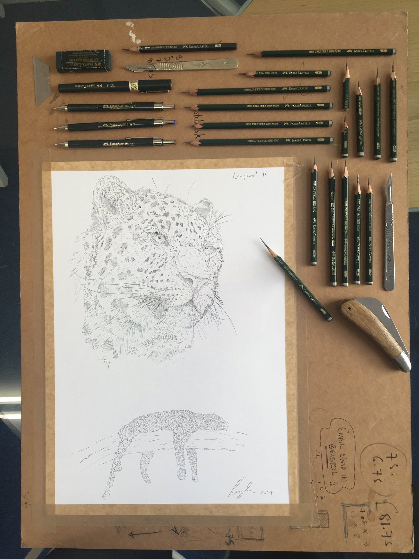 African Leopard II Sketch