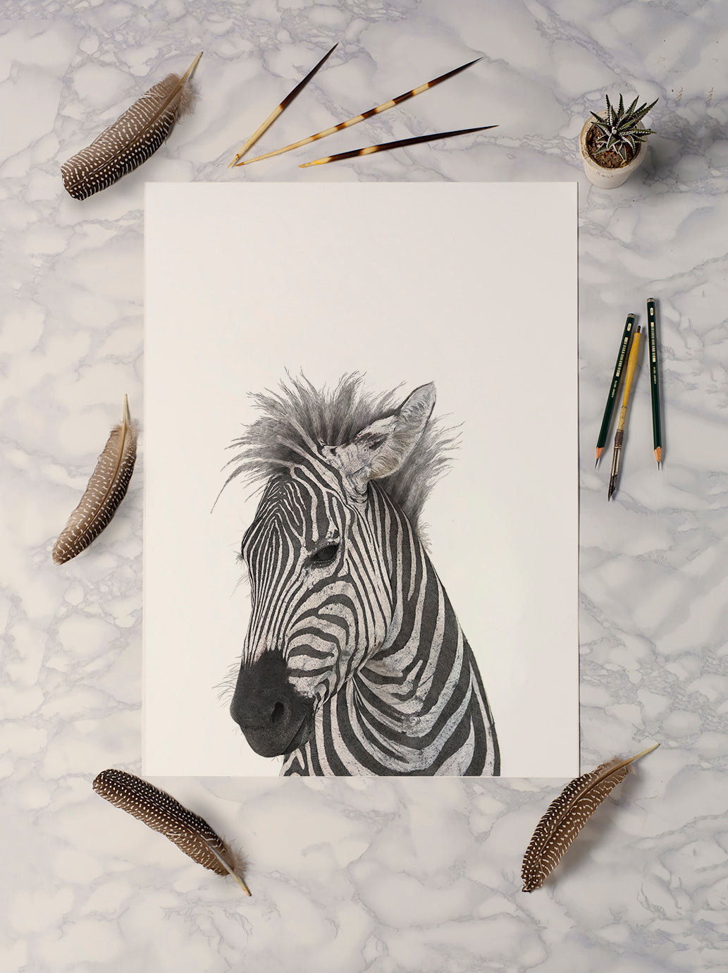 Version 1 Plains Zebra print - Reduced to Clear