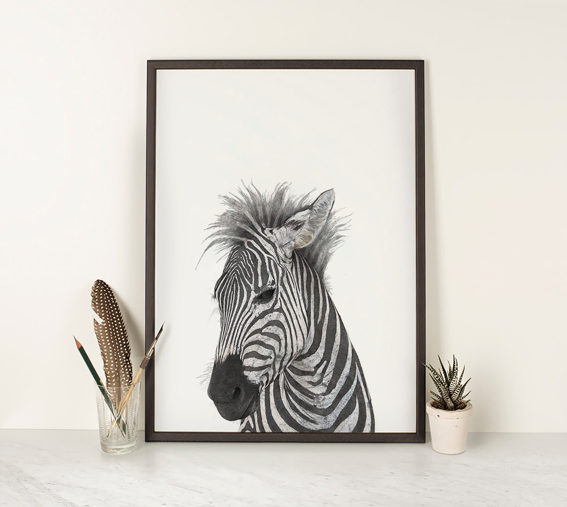 Version 1 Plains Zebra print - Reduced to Clear