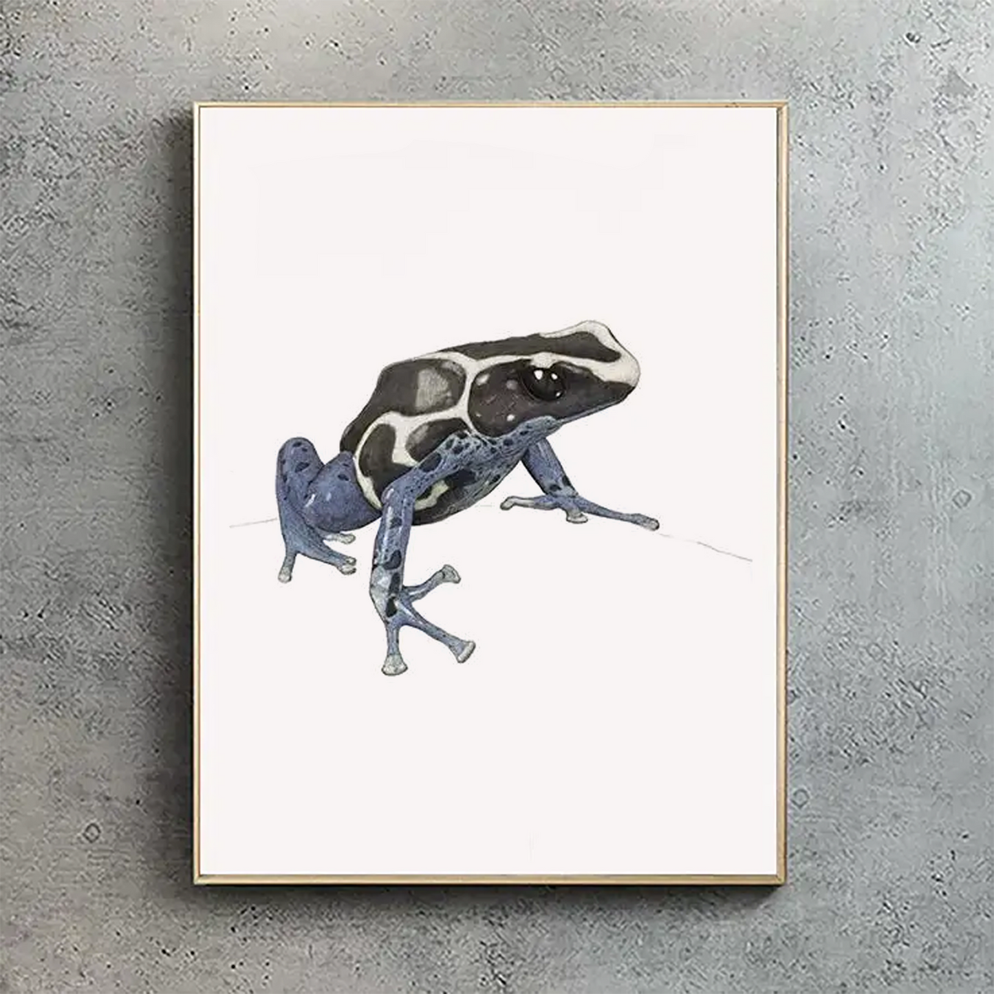 Dyeing Poison Dart Frog portrait